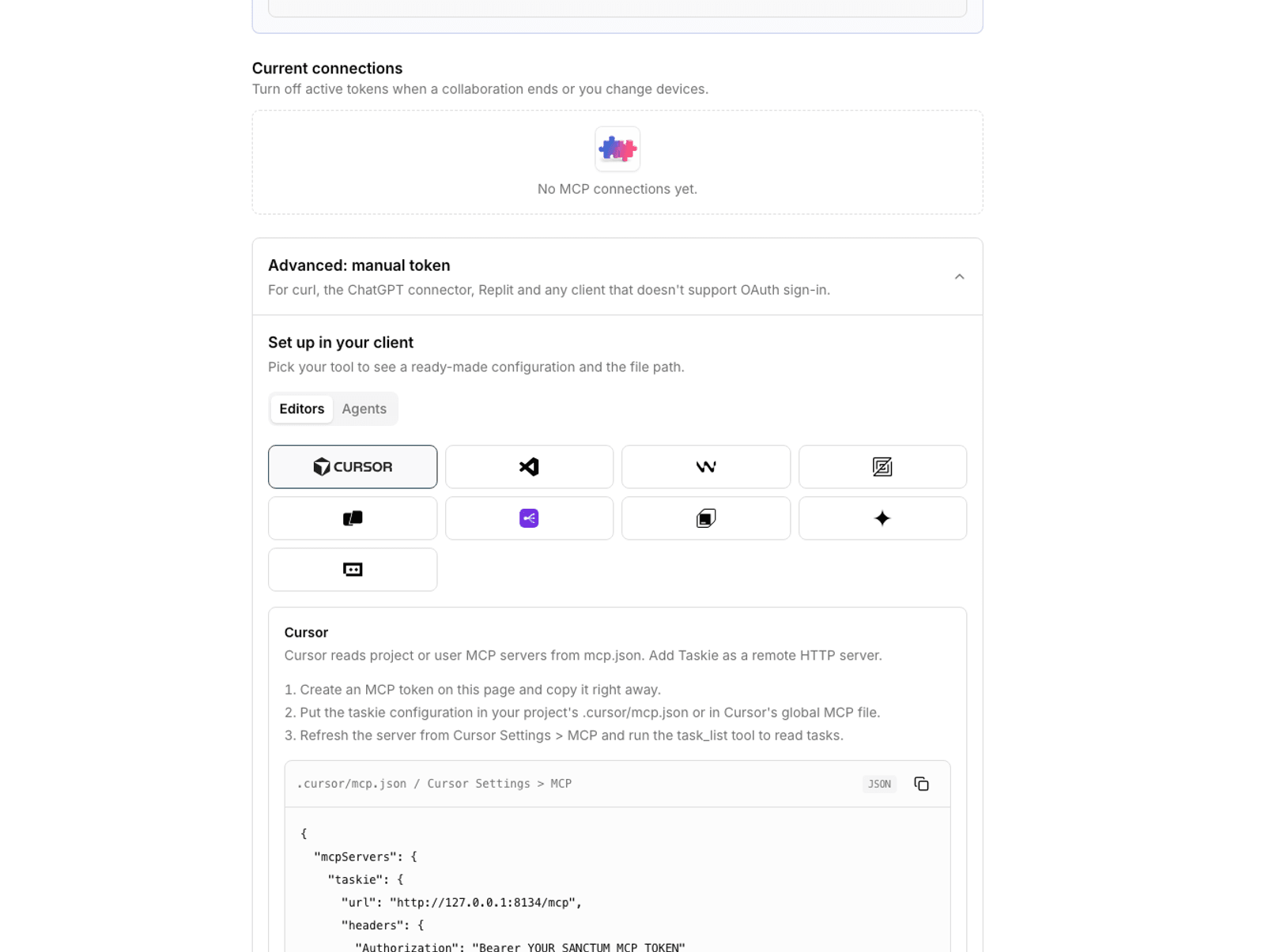 Access tokens