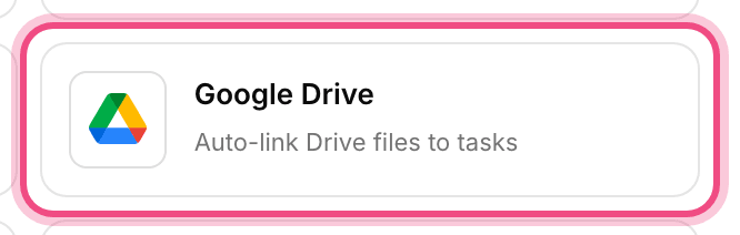 Google Drive connection
