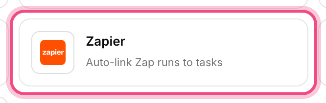 Zapier connection