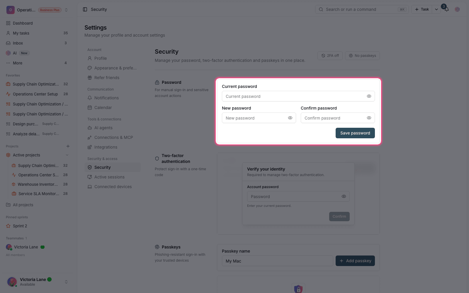 Sign-in security