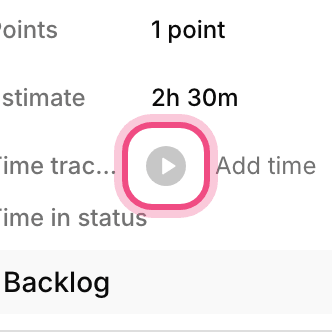 Time tracking