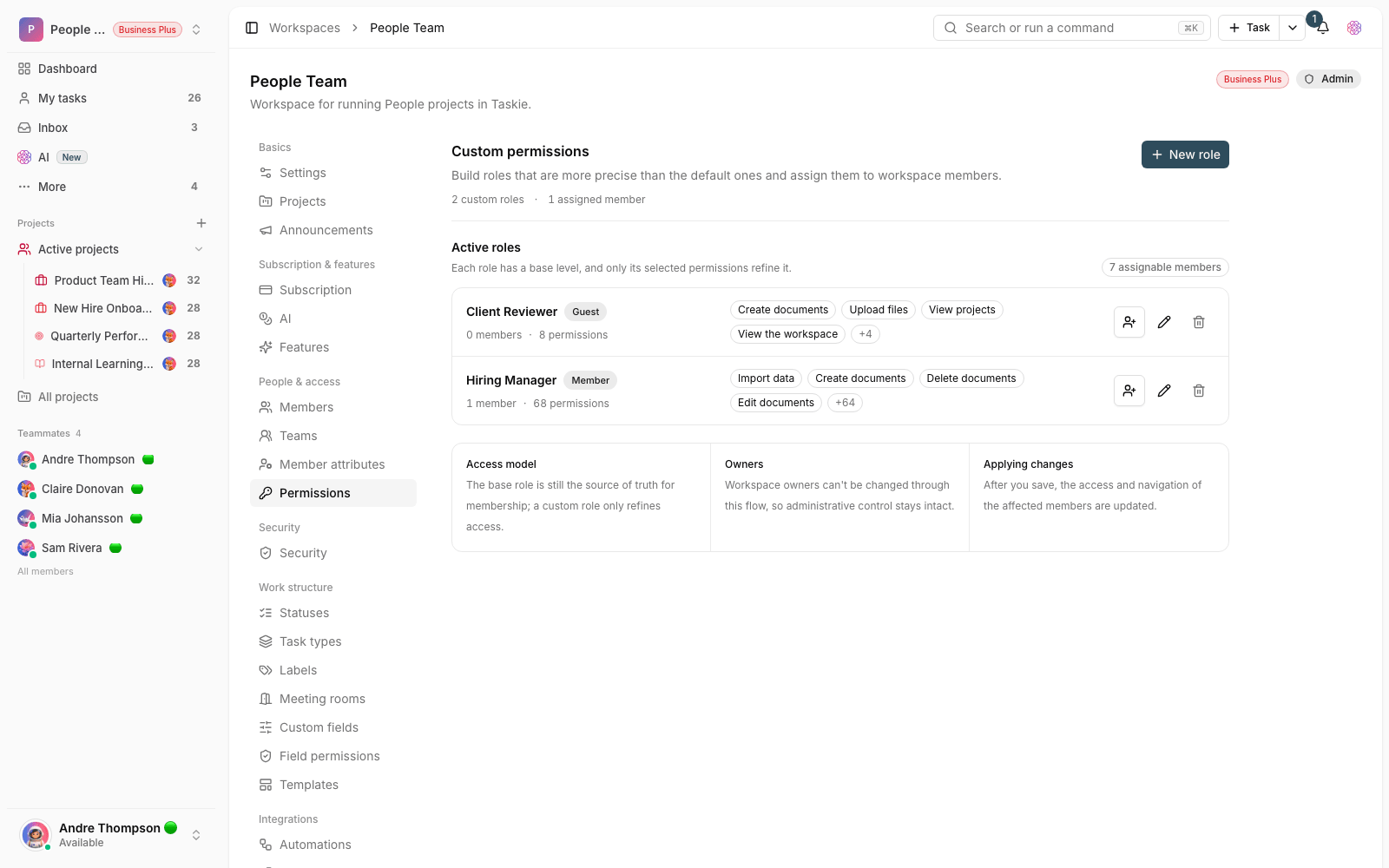 Access management
