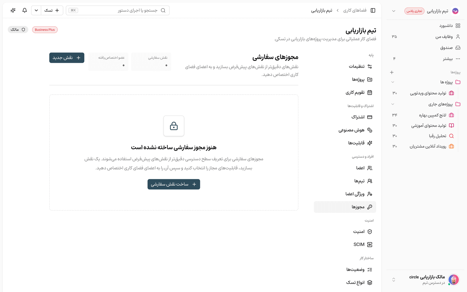 نقشها و مجوزها