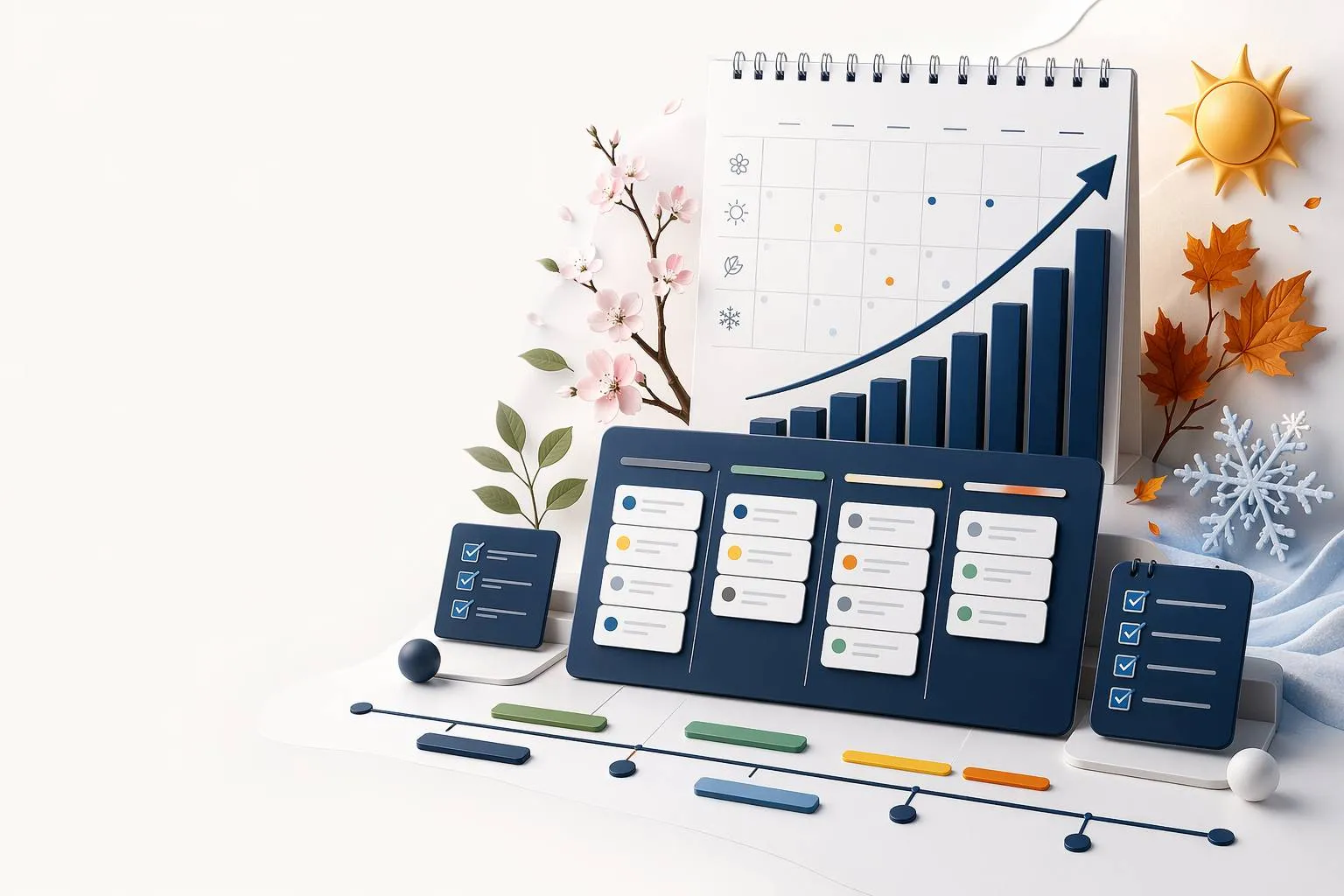 برنامه‌ریزی فصلی کسب‌وکار؛ تقویم، ظرفیت و سناریو
